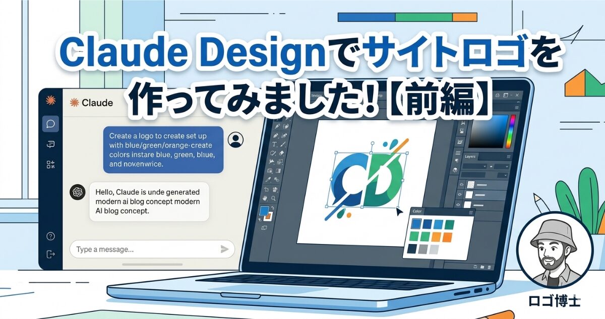 Claude Designでサイトロゴとファビコンを作ってみました！【前編】